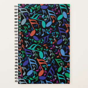 Agenda Colorful Music Notes