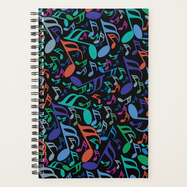 Agenda Colorful Music Notes (Anverso)