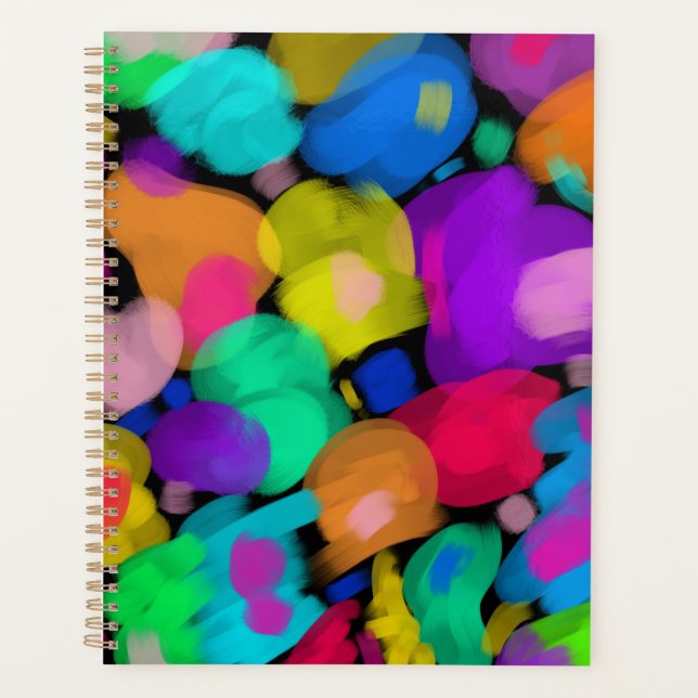 Agenda Colorful watercolor print (Anverso)