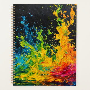Agenda Colorida Esplash de pintura
