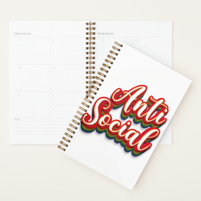 Agenda Coloridamente anti-social (Demostración)