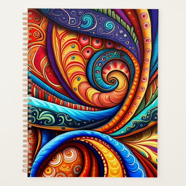 Agenda Coloridas Y Vivas Bañeras (Anverso)