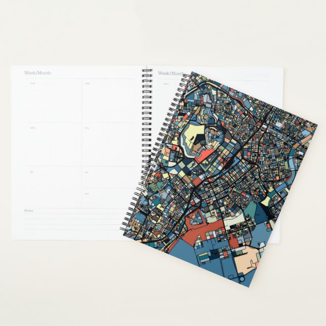 Agenda Colorido mapa de Tokio (Demostración)