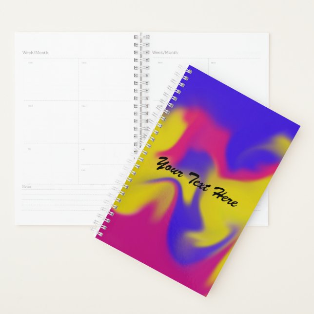 Agenda Colorido Smudge Planner (Demostración)