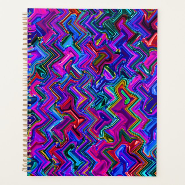 Agenda Colorido Zigzag #1 - (Anverso)