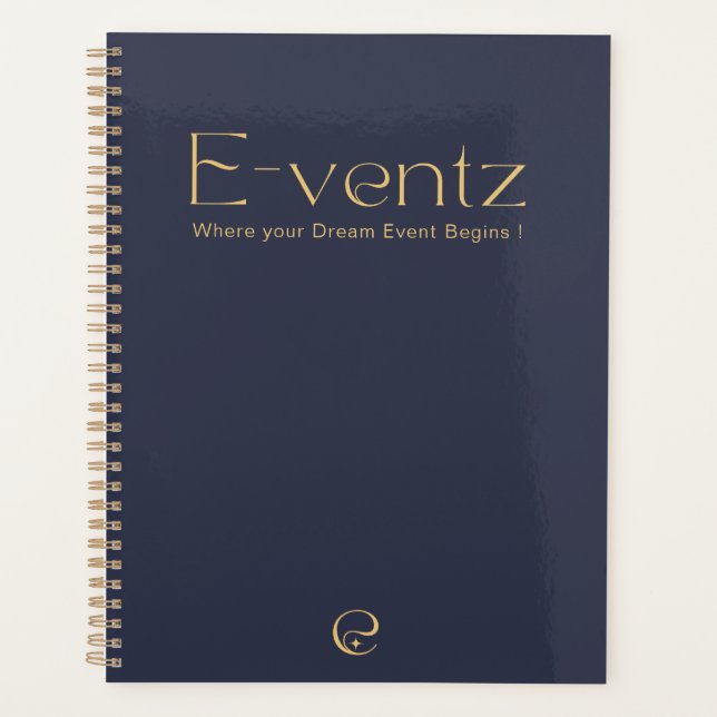 Agenda Comercialización con logotipo de la Marina Azul y  (Anverso)