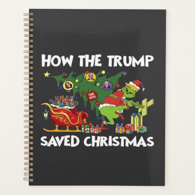 Agenda Cómo salvó Trump a los Navidades (Anverso)