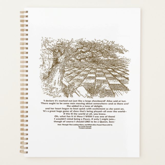 Agenda Como Un Gran Juego De Cajón De Ajedrez Maravilla (Anverso)