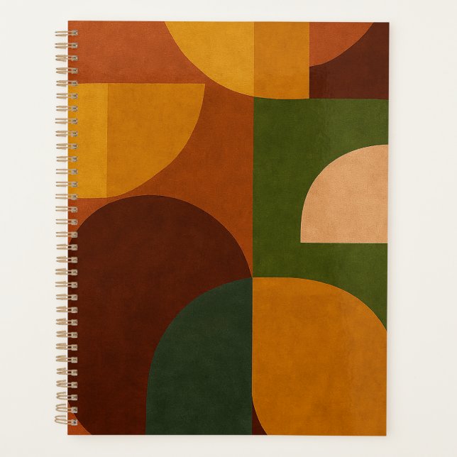 Agenda Composición abstracta modernista de mediados de si (Anverso)