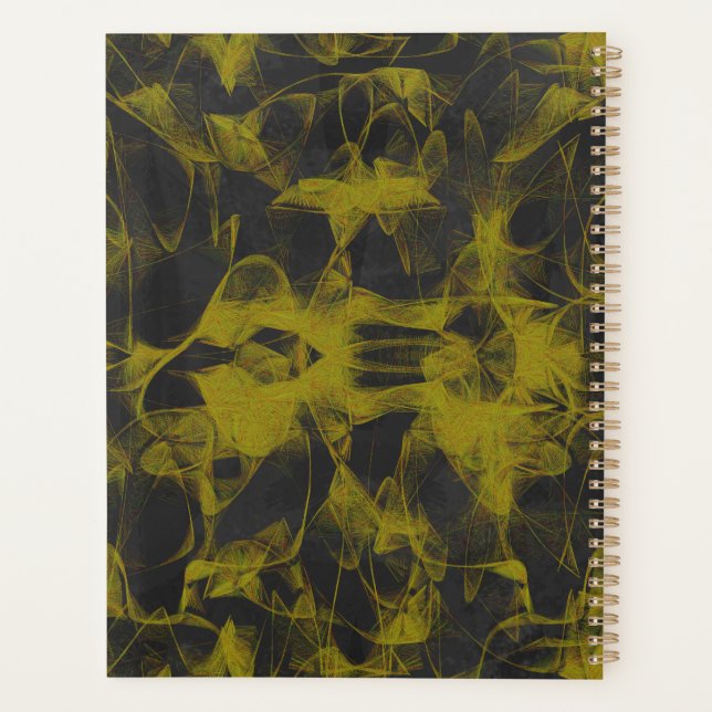 Agenda composición de naturaleza abstracta (Reverso)