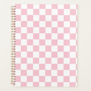 Agenda Comprobar el patrón del tablero de cheques rosado