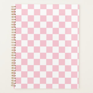 Agenda Comprobar el patrón del tablero de cheques rosado