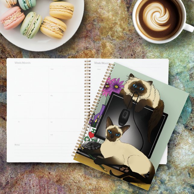 Agenda Computadora siamesa llama a travesura (Subido por el creador)