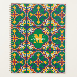 Agenda Con Azulejos monogramo, patrón de Lisboa