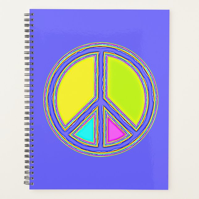 Agenda Con colores rellenados Firma PEACE 1 (Anverso)
