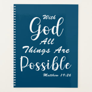 Agenda Con Dios, todas las cosas son posibles