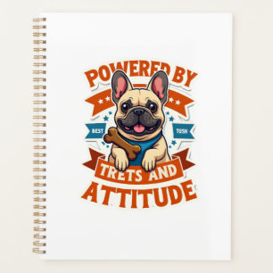 Agenda Con Energía De Golosinas Y Actitud Bulldog Francés