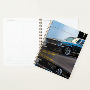 Agenda Conductor de detalles del coche clásico del múscul