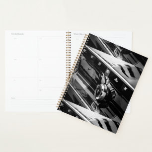 Agenda Conductor de detalles del coche clásico del múscul
