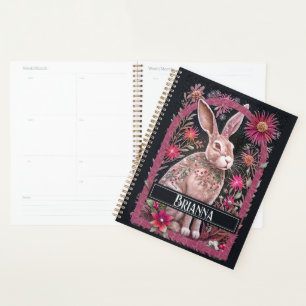Agenda Conejo de flores silvestres