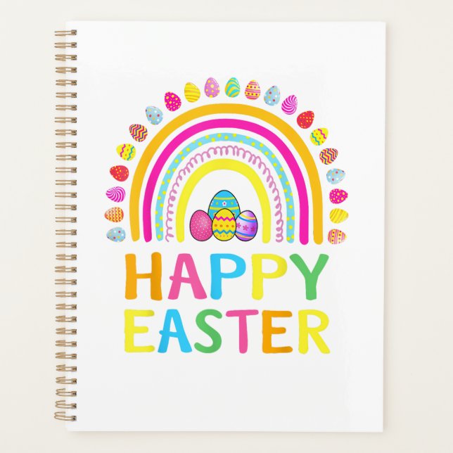 Agenda Conejo de Pascua Feliz Caza de Huevos de Pascua Mu (Anverso)