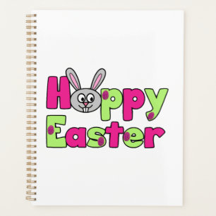 Agenda Conejo de Pascua Feliz Huevos de Pascua