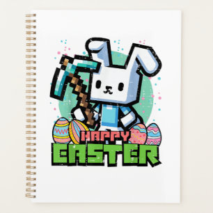 Agenda Conejo Feliz De Pascua Pixel Juego Juegos Jugador 