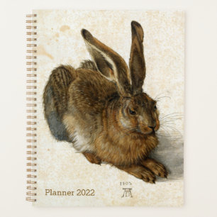 Agenda Conejo, liebre de Durer Vintage Nature Art, 1502