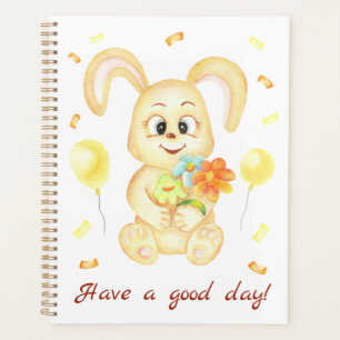 Agenda Conejo lindo para un ánimo positivo