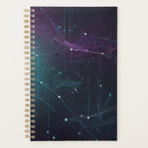 Conexiones cósmicas Portátil Espiral Futurista