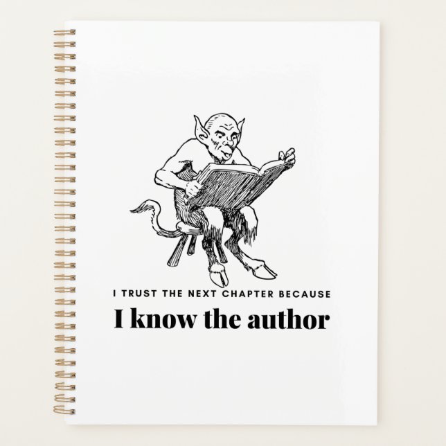 Agenda Confío en el siguiente capítulo porque conozco al  (Anverso)