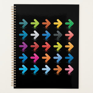 Agenda Conjunto de Flechas Brillantes Indicadores Direcci