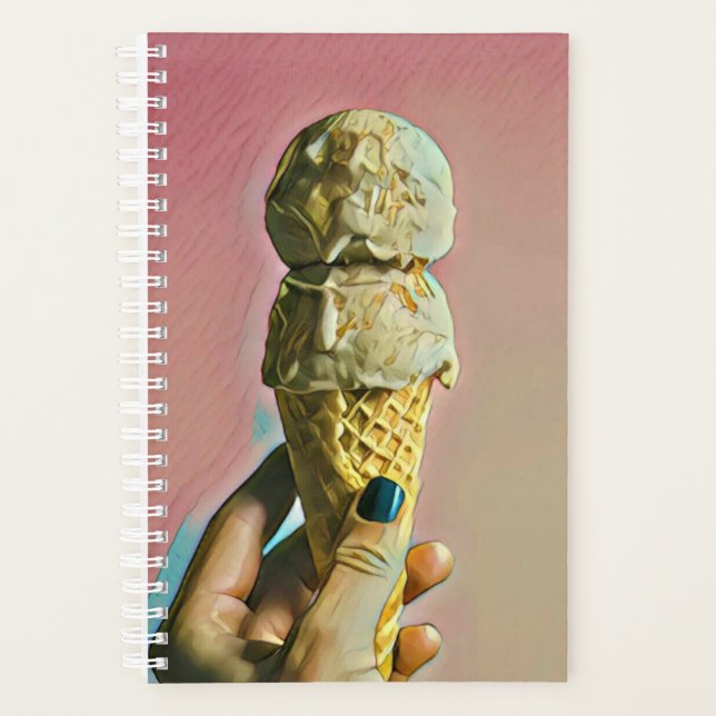 Agenda Cono de helado de gofre (Anverso)