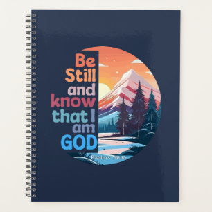 Agenda Conoce que yo soy Dios Versículo Bíblico