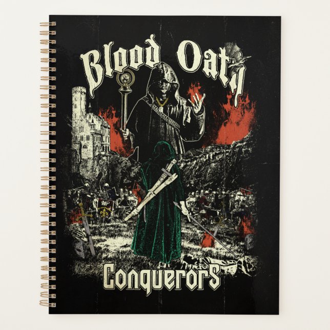 Agenda Conquistadores - Retro MetalCore (Anverso)