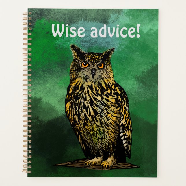 Agenda Consejos prudentes Owl Planner (Anverso)