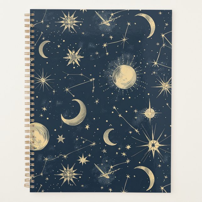 Agenda Constelación celeste - Noche estrellada (3) (Anverso)