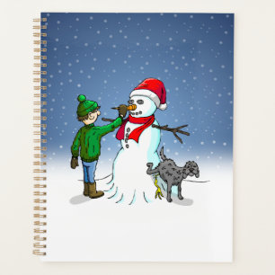 Agenda Construcción de muñeco de nieve