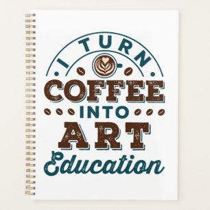 Agenda Convierto el café en profesor de arte en educación