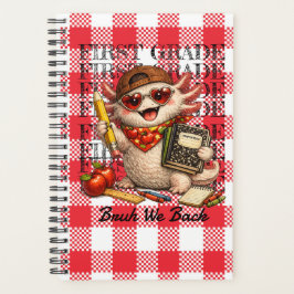 Agenda Cool Axolotl Primer Grado Divertido Bruh Volvemos 