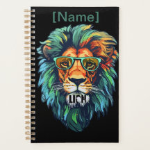 Cool King – Diseño de León Colorido con Gafas de S