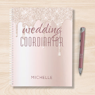 Agenda Coordinador boda Moda Girly Purpurina Nombre