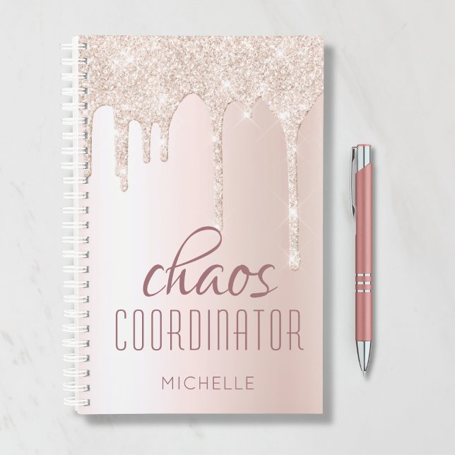 Agenda Coordinador del caos Moda Girly Purpurina Personal (Subido por el creador)