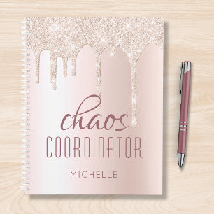 Agenda Coordinador del caos Moda Girly Purpurina Personal