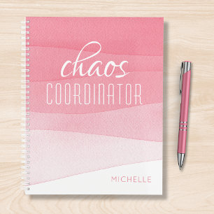 Agenda Coordinador del caos Nombre personalizado de Girly