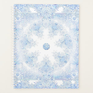 Agenda Copo de nieve azul