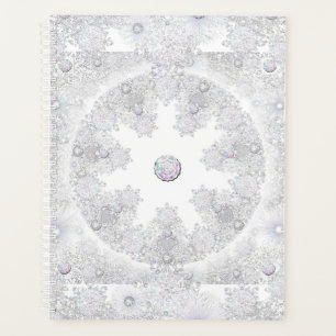 Agenda Copo de nieve blanco