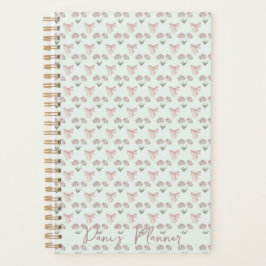 Agenda Coquette Charm: Planner mensual sin fecha