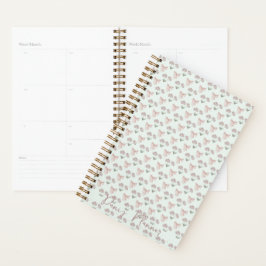 Agenda Coquette Charm: Planner mensual sin fecha