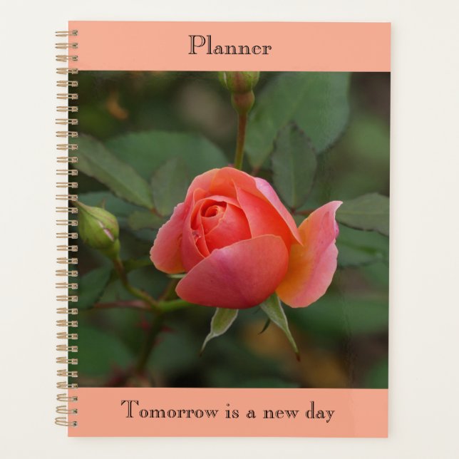 Agenda Coral Rose Planner (Anverso)